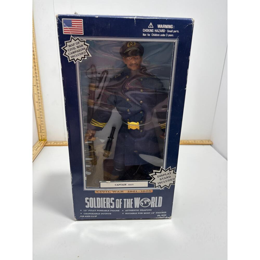 Soldiers of the World Civil War Captain Navy Action Figure History Enthusiasts